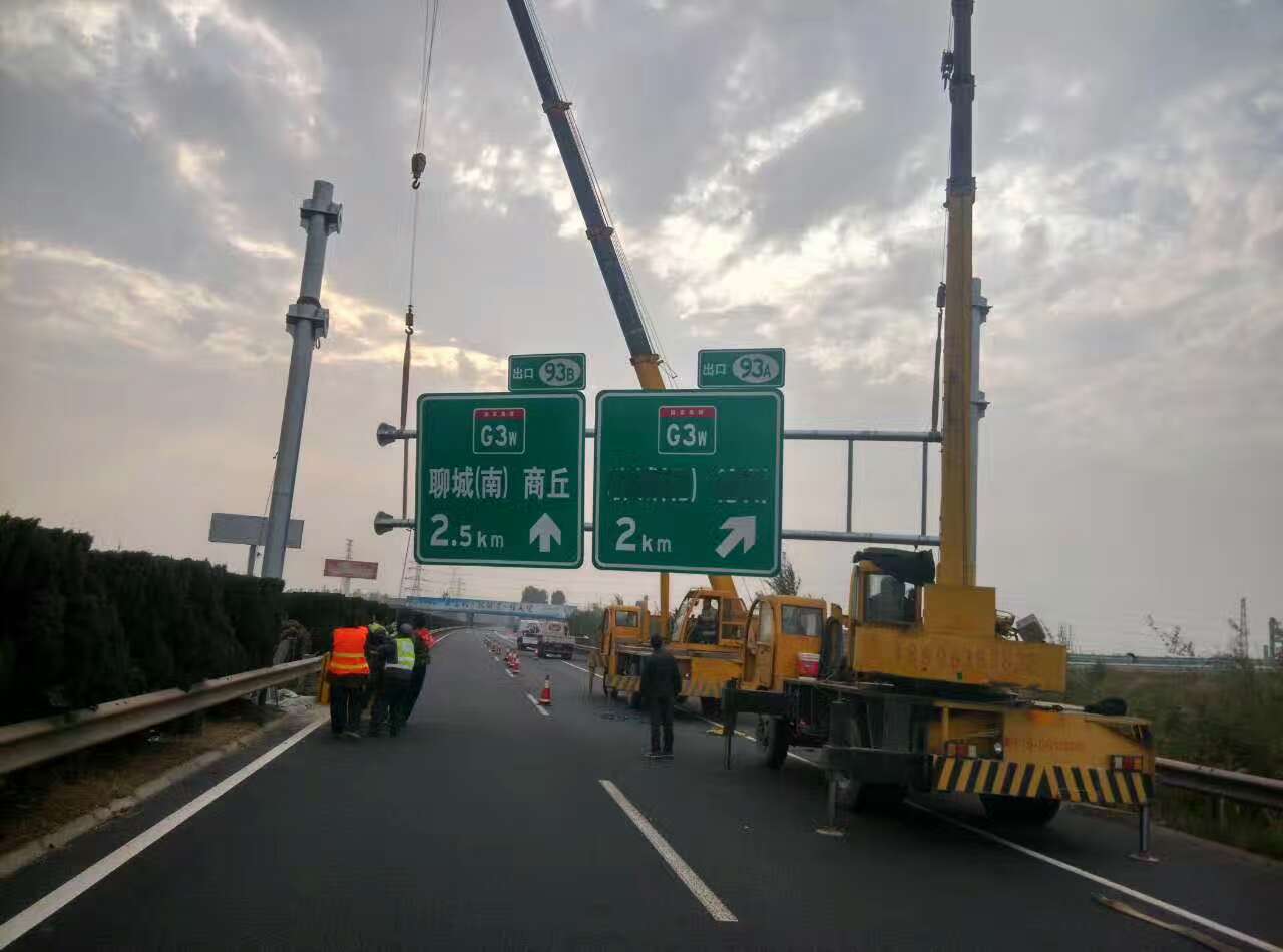 赣州赣州高速公路标志牌施工案例